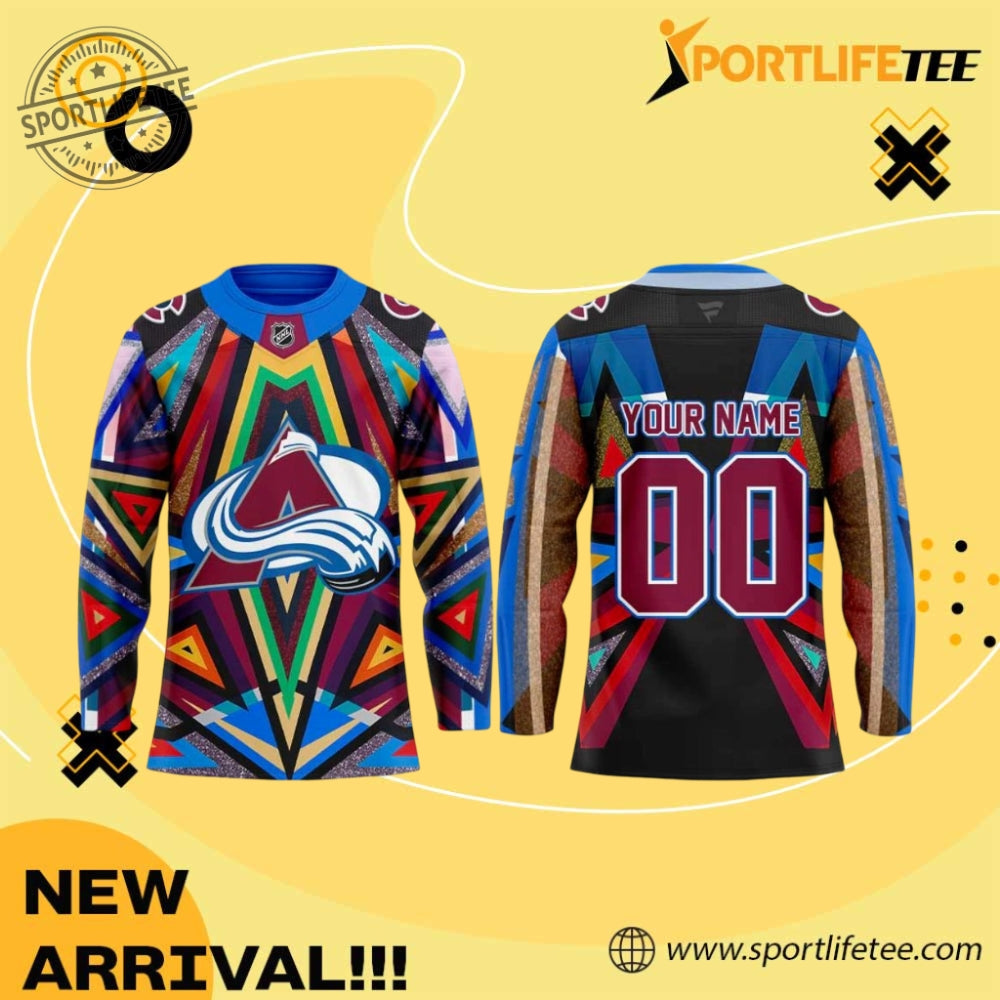 Colorado Avalanche Black Excellence Month 2026 Hockey Jersey Edition