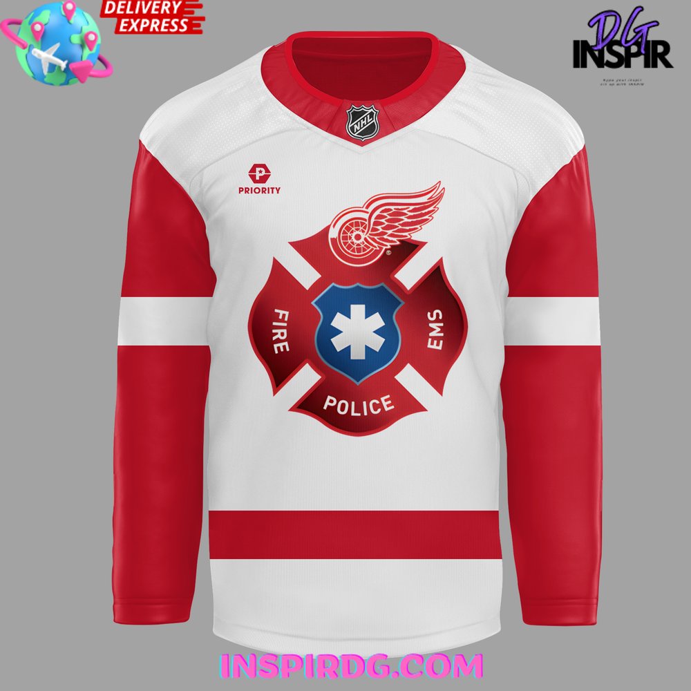 Detroit Red Wings Hometown Heroes Night Special Hockey Jersey