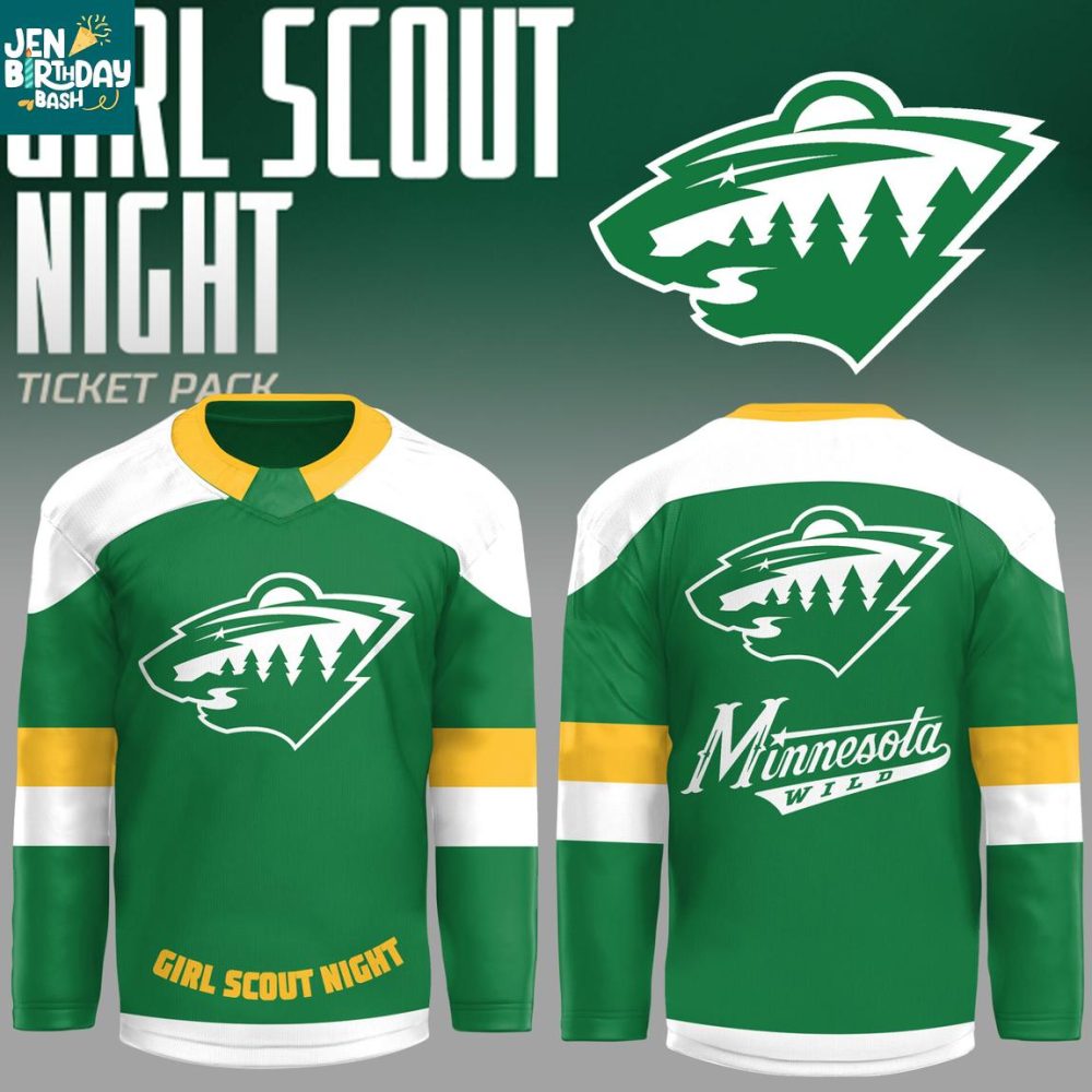 Minnesota Wild X Girl Scout 2026 Night Personalized Hockey Jersey