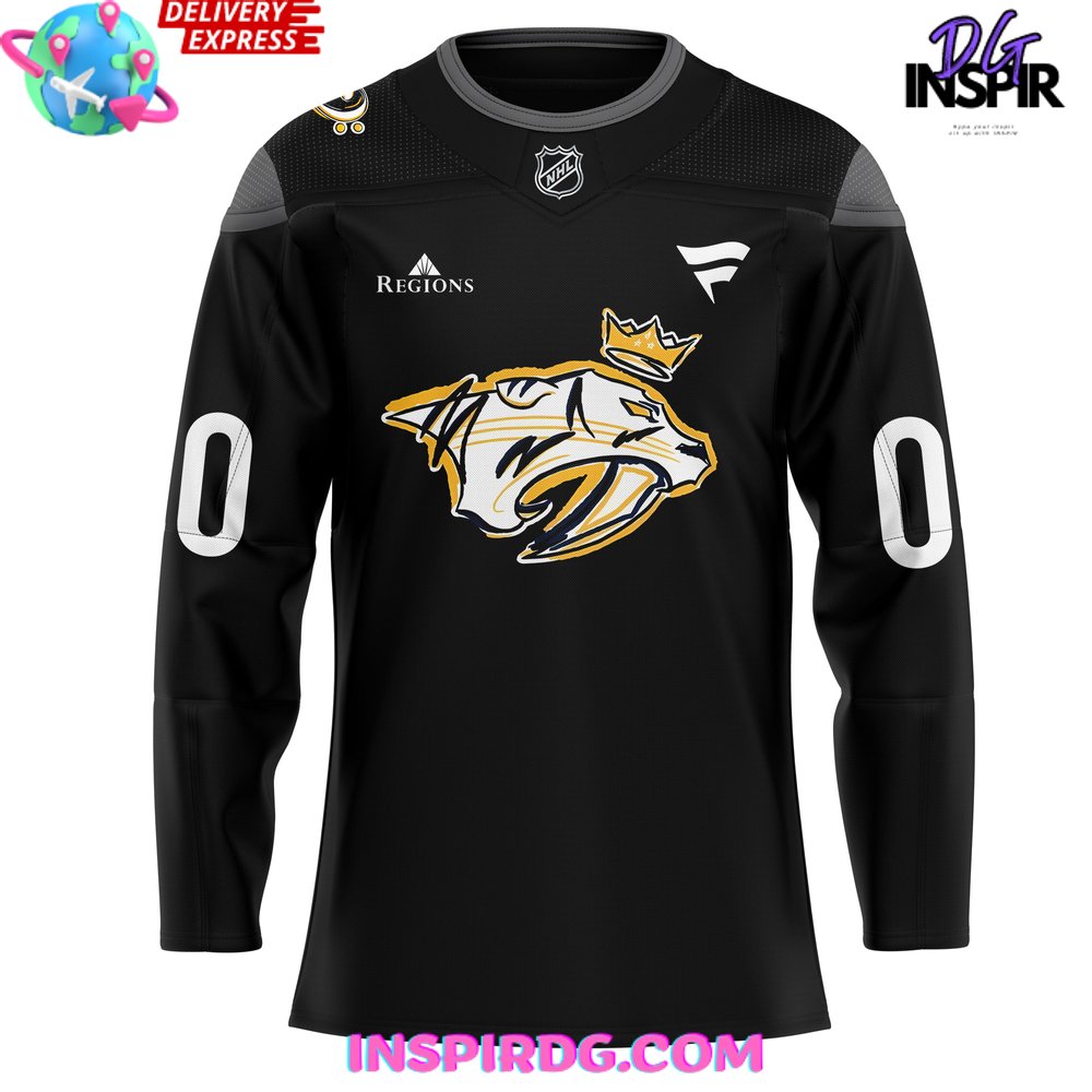 Nashville Predators Black Music Heritage Night 2025 Nhl Hockey Jersey