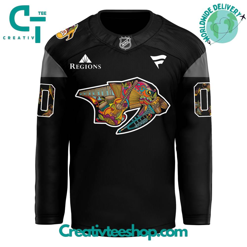 Nashville Predators X Hispanic Music Heritage Night Hockey Jersey