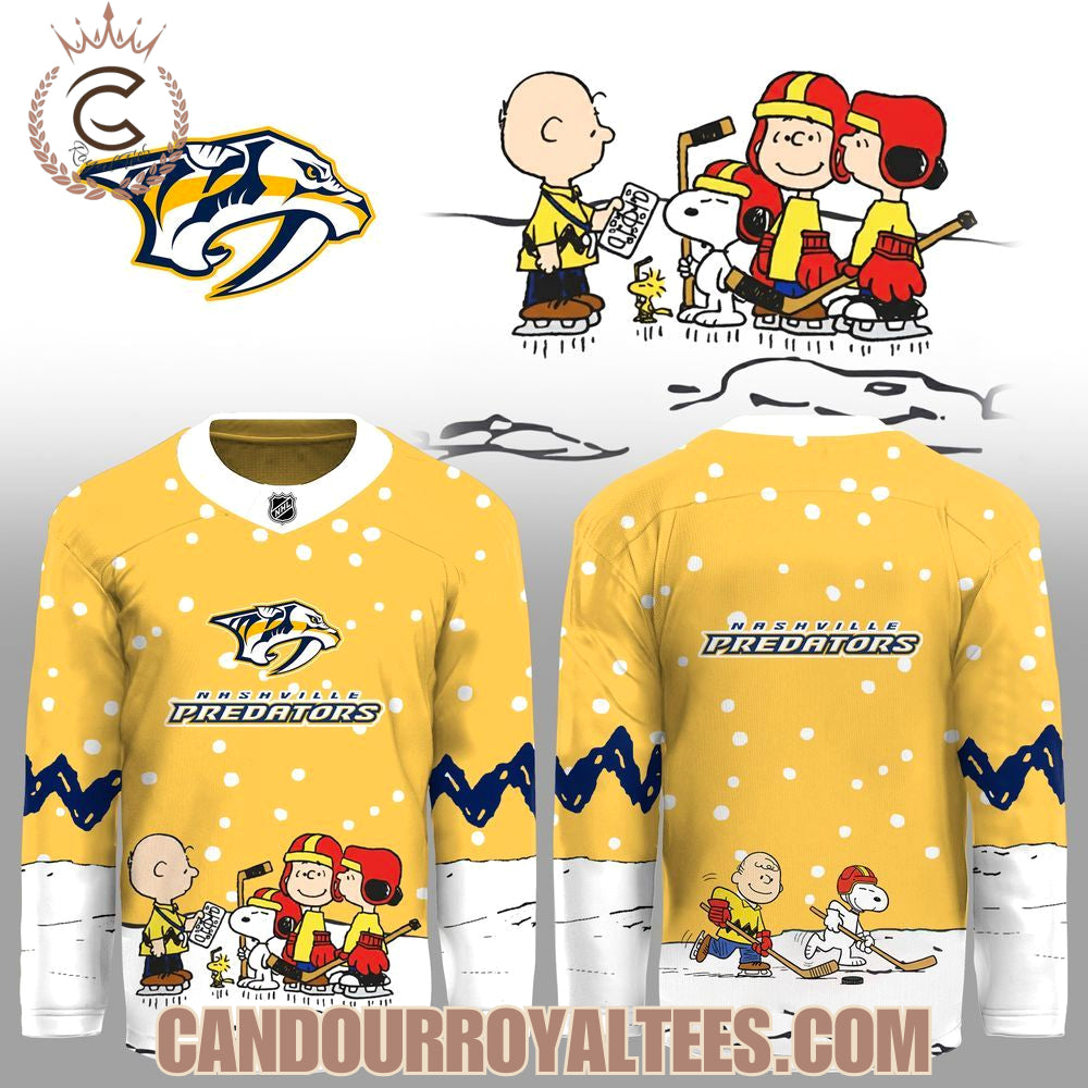 Nashville Predators X Snoopy 2025 Jersey
